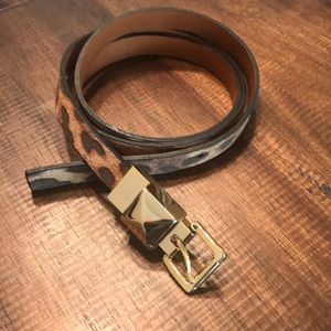 Cheetah Print Michael Kors Belt